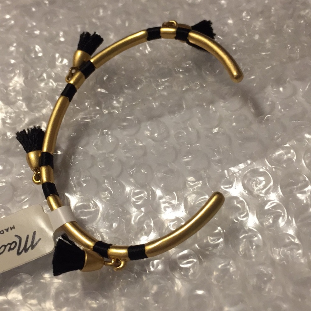 Madewell wrapped tassel bracelet NWT